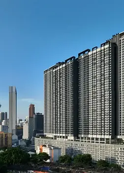 Skyline Pudu condominium facade